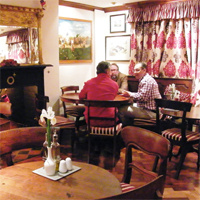 Informal dining in the Bar