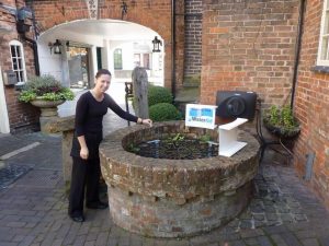 WaterAid Wishing Well at The Greyhound Coaching Inn Lutterworth
