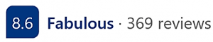 Booking.com 8.6 fabulous