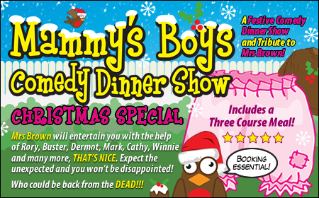 Mammy's Boys Comedy Christmas Special, 4 Dec 2021, The Greyhound, Lutterworth