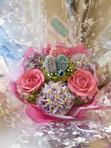 Floral centrepiece Wedding Reception Greyhound Coaching Inn Lutterworth