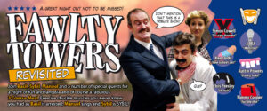 Comedy Dining Events, Fawlty Towers Revisited Comedy Dining Event, Greyhound Hotel, Lutterworth