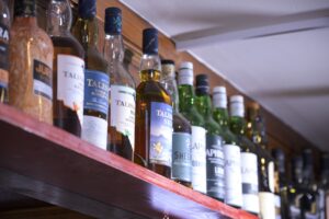 Lounge Bar serving huge range of whisky Greyhound Inn Lutterworth