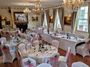 Bespoke wedding Greyhound Coaching Inn and Hotel wedding venue Lutterworth Leicestershire
